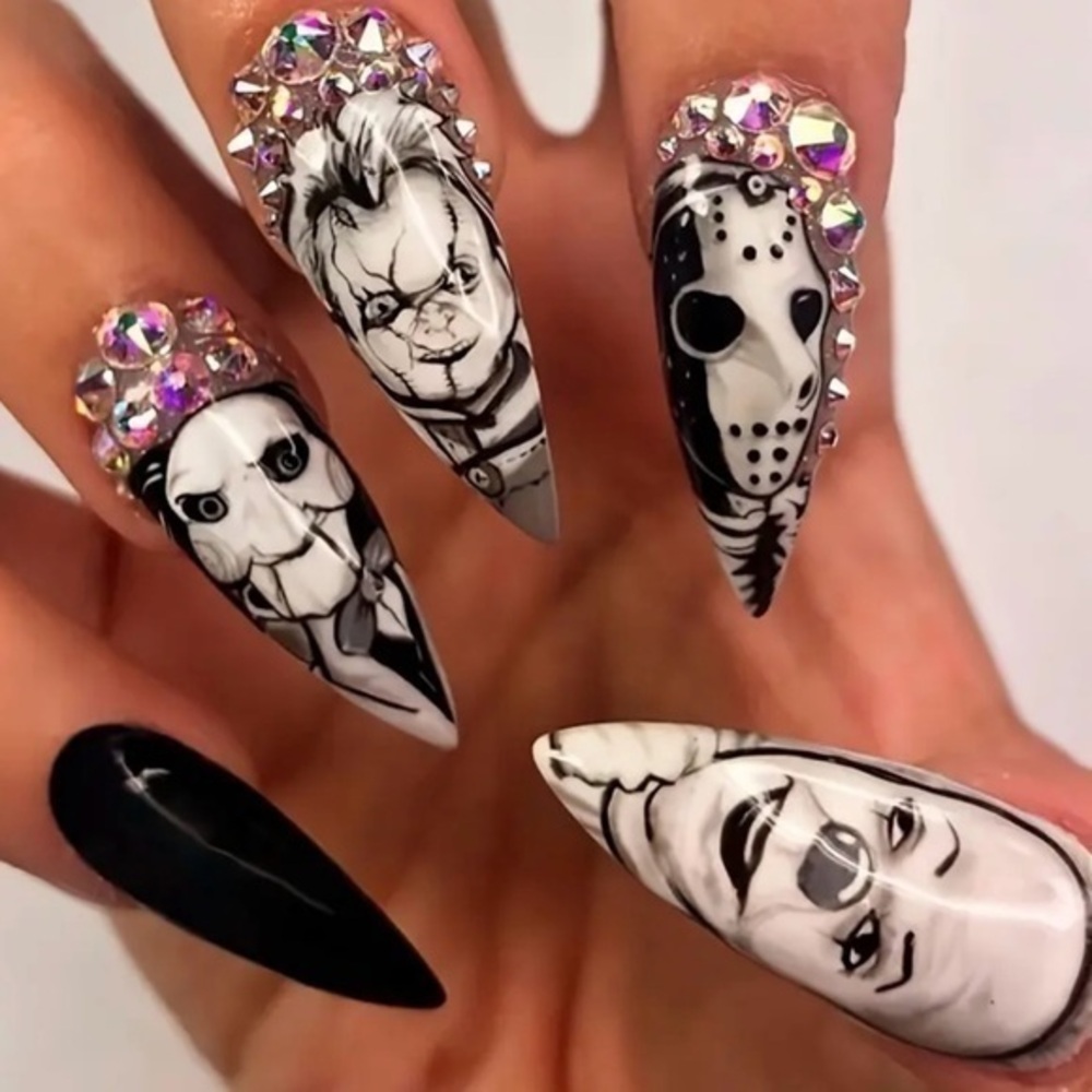 Halloween Themed Fake Press On Nails NWT